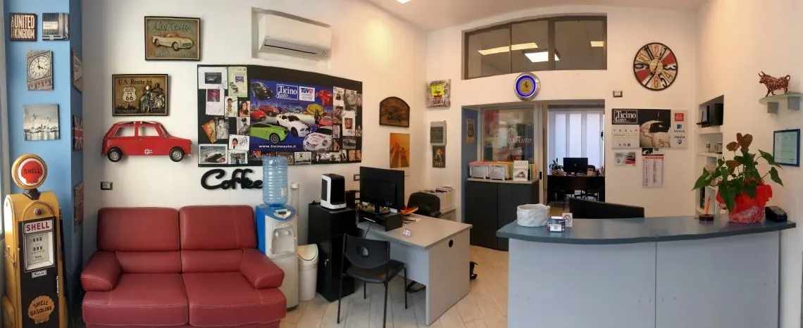 L’ufficio accettazione della carrozzeria